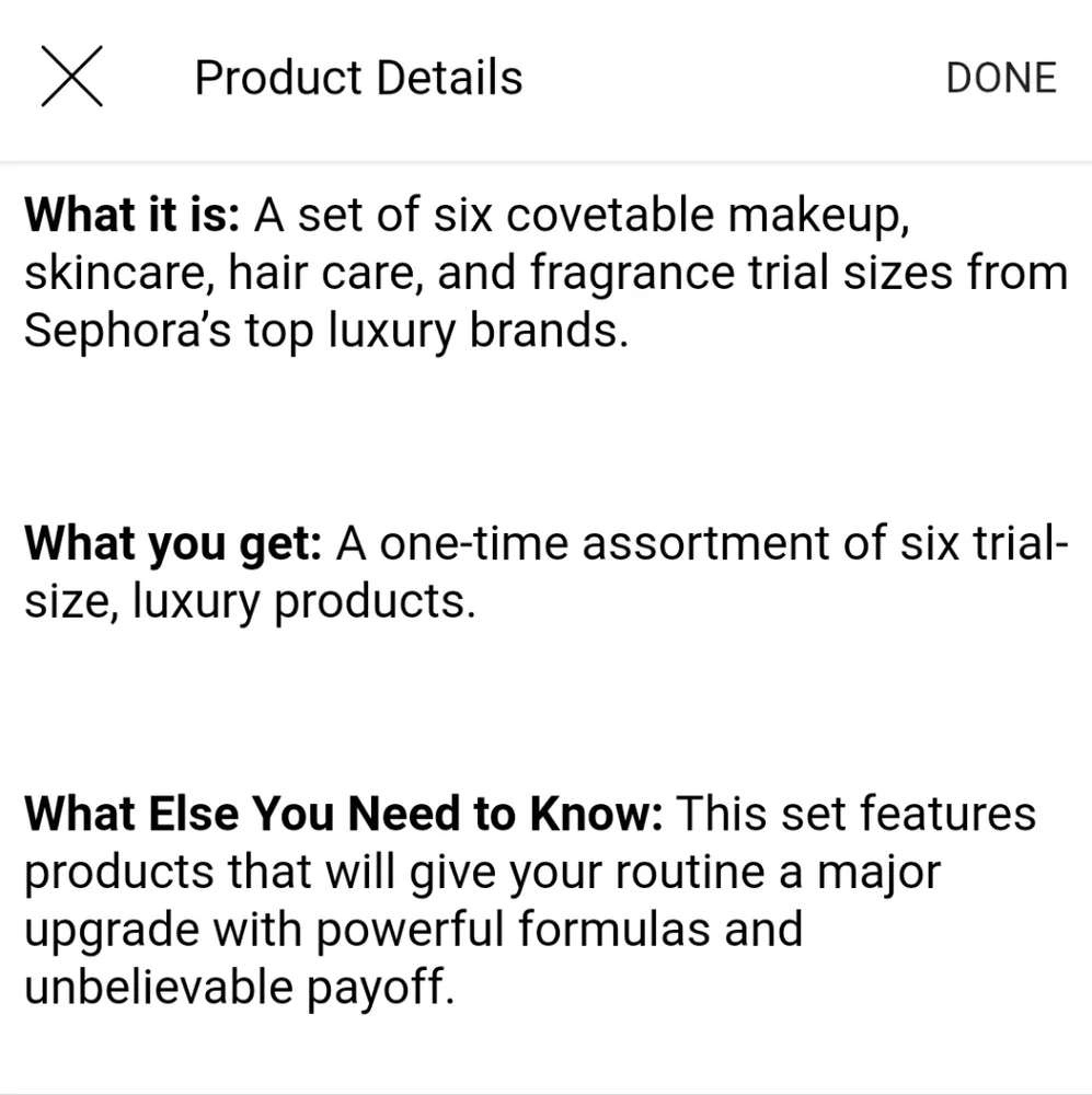 Sephora Favorites LUXE - Coveted Limited Edition Collection - Picture 3 of 16